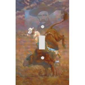 Rodeo Cowboy Decorative Switchplate Cover