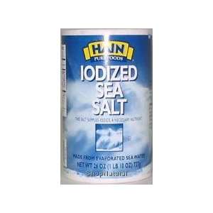 Iodized Sea Salt, 26 oz.  Grocery & Gourmet Food