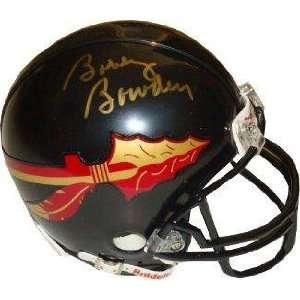 Bobby Bowden signed Florida State Seminoles Black Mini Helmet 