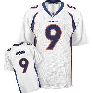  NFL Jerseys Denver Broncos 9 Brady Quinn White Authentic 