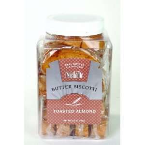 Dilettante Toasted Almond Individually Wrapped Biscotti, 18 Count 