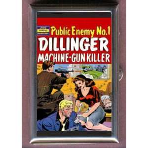  DILLINGER GUN GANGSTER WALLY WOOD Coin, Mint or Pill Box 