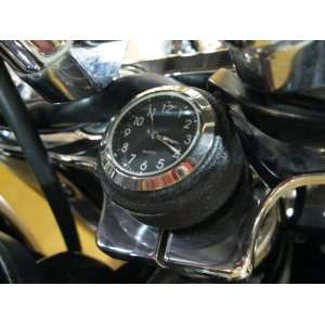  Harley Stem Nut Clock for Black Denim / Vivid Black 