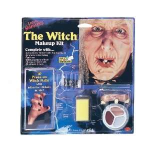    The Witch 6pc Halloween Fancy Dress Make Up Kit Toys & Games