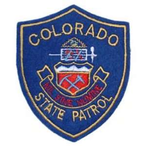  Police Colorado State Patrol Patch Patio, Lawn & Garden