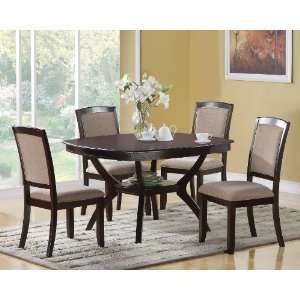  The Simple Stores Oval Dining Set with Storage Base