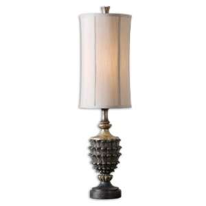 Uttermost 37 Clemente Lamps Heavily Burnished Silver Champagne Finish