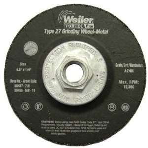 Weiler   Vortec Pro Type 27 Grinding Wheels 4 1/2X 1/4 T27 Grinding 