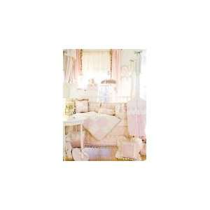   Ella Crib Bedding Set 5 Pc. Set w%2f Pink Embroidery Pillow (Baby Ella