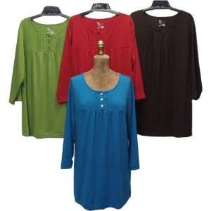  Womens Plus Three Quarter Sleeve Pullover Case Pack 24 
