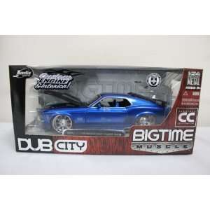  1970 Ford Mustang Boss 429 124 New Diecast Car Blue Toys 