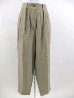 GIORGIO ARMANI Beige Knit Wool Blazer Pants Suit Sz 14  