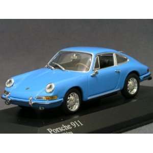 Porsche 911 Coupe 1964 Blue 1/43 Scale Diecast Model Toys 