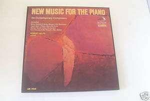 NEW MUSIC FOR PIANO mono dbl LP box w/ book RCA Victor  
