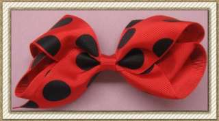   pcs 4 inch Girl Costume Boutique Large Hair Bows Clip for gift  