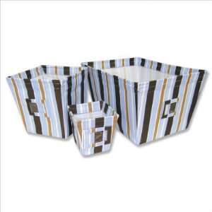 Bundle 16 Max Fabric Storage Bins in Stripes (3 Pieces 