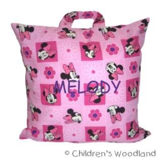 MINNIE MOUSE TRAVEL PILLOW PERSONALIZED KIDS BABY  