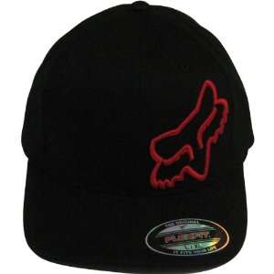 Fox Racing Muggin 11 Mens Flexfit Casual Wear Hat/Cap   Black/Red 