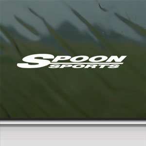  Spoon White Sticker Sports Mugen Integra Honda CRX Laptop 