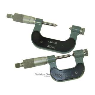 MITUTOYO 0 TO 1, 1 TO 2 OUTSIDE THREAD MICROMETERS◢◤   