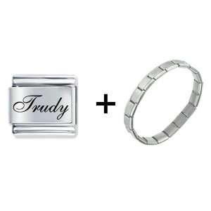  Edwardian Script Font Name Trudy Italian Charm Pugster Jewelry