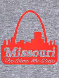 Vintage Missouri TR301 American Apparel Show Me TShirt  