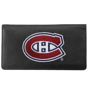  Rico Montreal Canadiens Embroidered Leather Checkbook 