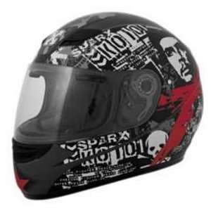  SPARX S07 REBEL SM MOTORCYCLE Full Face Helmet Automotive