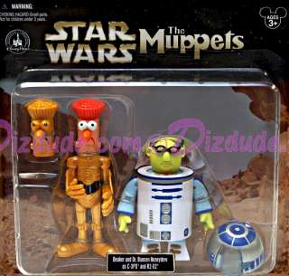 NEW Muppets Dr Bunsen Honeydew & Beaker as R2 D2 and Beaker Star Wars 