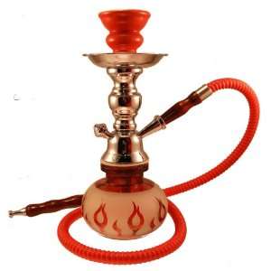  10 Mini Flame Red Hookah & Starter Package Everything 