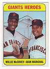 1969 Topps Holiday XMAS Rack Pack GIANTS HEROES McCovey Marichal SHARP 