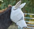   Foal Mini Miniature LONG NOSE WITH EARS MULE DONKEY Fly Mask HORSE