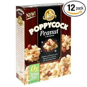 Poppycock, Peanut Lovers, 5 Ounce Boxes (Pack of 12)  