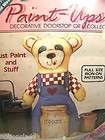 vintage plaid paint ups honey bear doorstop kit expedited shipping