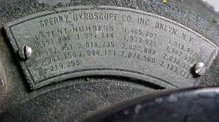 WWII SPERRY GYRO HORIZON INDICATOR AN 5736 1  