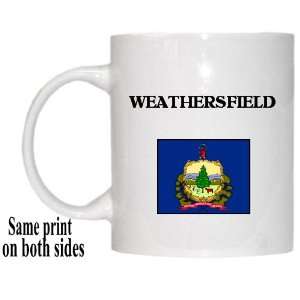  US State Flag   WEATHERSFIELD, Vermont (VT) Mug 