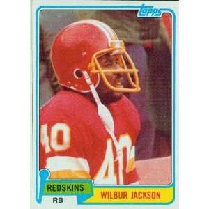  1981 Topps #44 Wilbur Jackson   Washington Redskins 