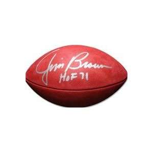  Jim Brown autographed Football (Cleveland Browns 