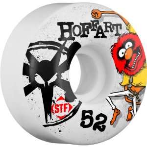  Bones Hoffart Animal Skateboard Wheels (White) Sports 