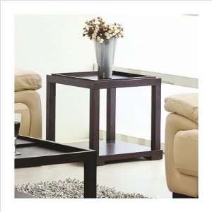  Hokku Designs Parson End Table Parson End Table in Wenge 