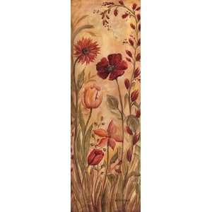  Floral Tapestry I   Poster by Kate McRostie (12x36)