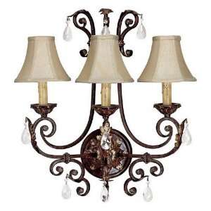 Capital Lighting Wall Sconces 1613 3 Light Sconce Chestfield Brown