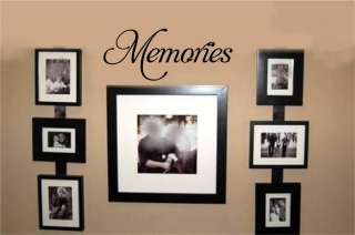 Memories Stickers Vinyl Wall Decal Word Letters Talk  