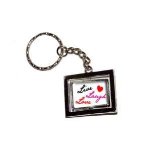  Live Laugh Love   New Keychain Ring Automotive