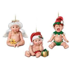 Baby Christmas Ornament Collection Santa, Its Not Easy 
