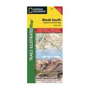 National Geographic Moab South Map   Utah  Sports 