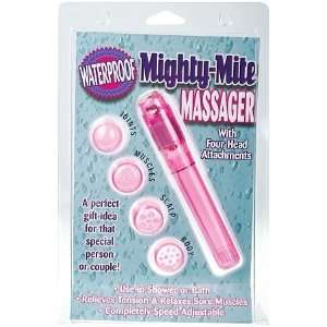 Mighty Mite Waterproof Massager  Red