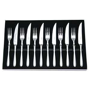 Horwood 6 Piece Steak And Pizza Knife And Fork  Kitchen 