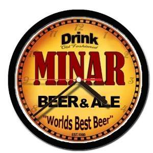  MINAR beer and ale cerveza wall clock 