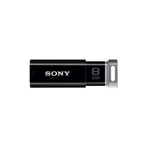  Sony USM8GPB 8GB USB Flash Drive MicroVault Click BLACK 